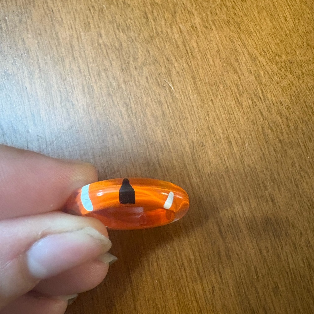 Amazon Orange and Black Ring